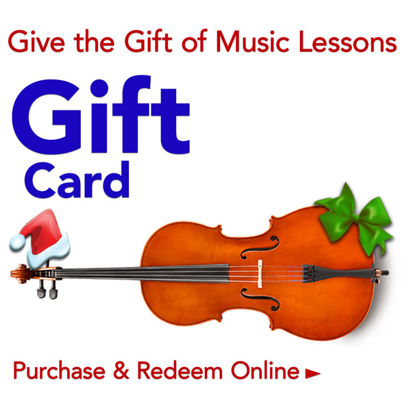 Give the  Gift of Music Lessons